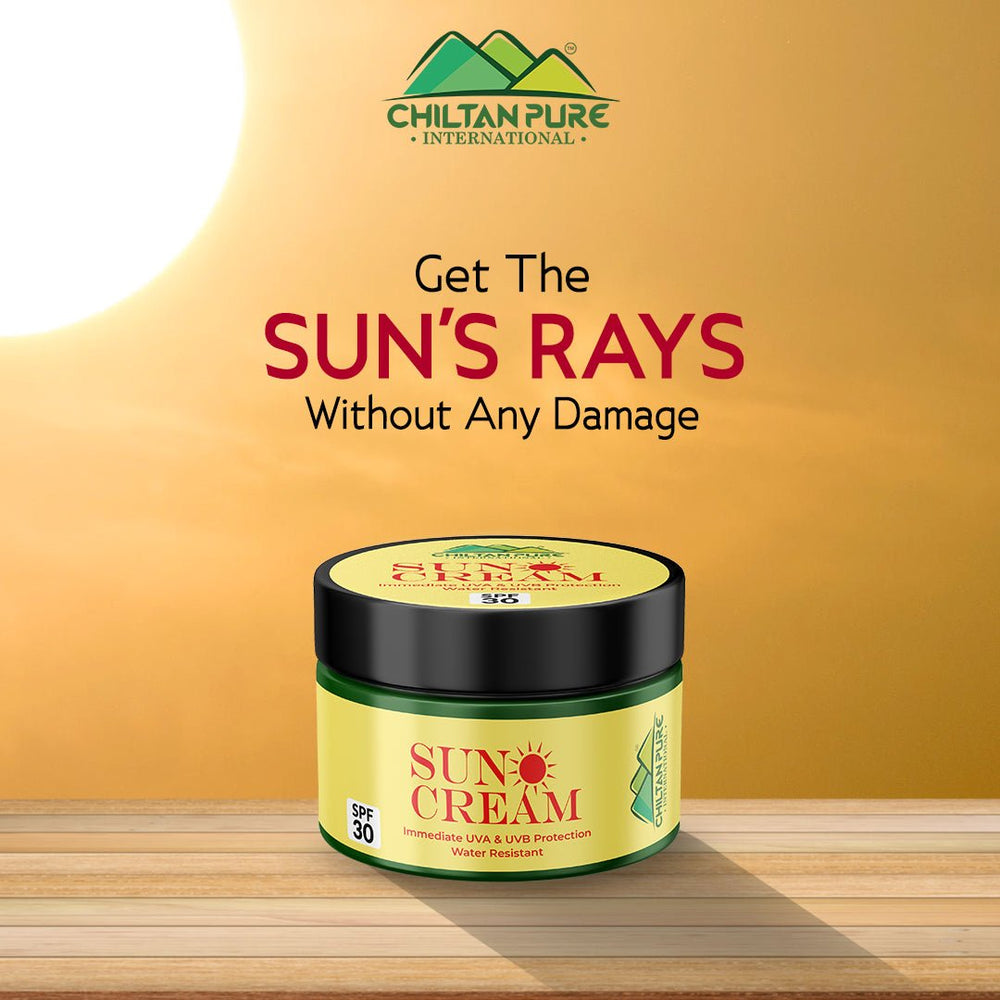 SunBlock Cream – Never let your skin look dull again, Reduces the risk of skin cancer, Protect the skin from sun burn, limit the area of sunspots – 100% pure organic - Mamasjan
