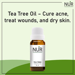 Tea Tree Essential Oil – Best for Acne Treatment, Reduce Blemishes & Dark Spots, Effective Wound Healer - Mamasjan