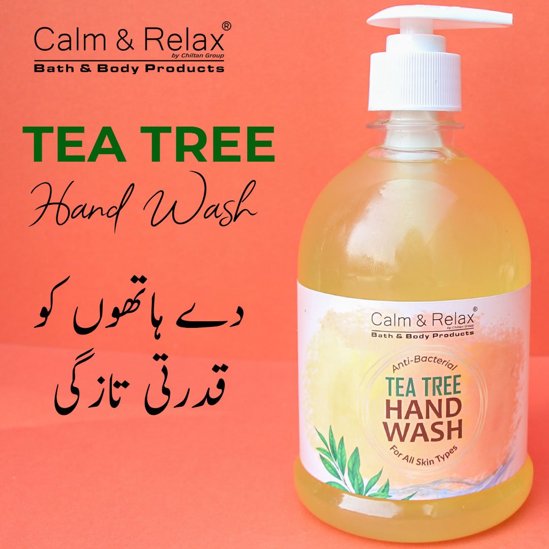 Tea Tree Hand Wash - Fights Bacteria, Removes Dirt & Impurities from Hands - Mamasjan