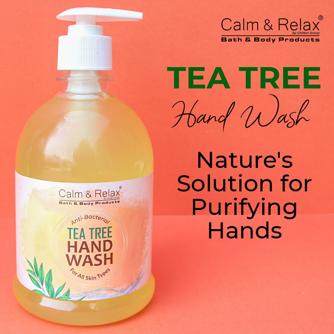 Tea Tree Hand Wash - Fights Bacteria, Removes Dirt & Impurities from Hands - Mamasjan