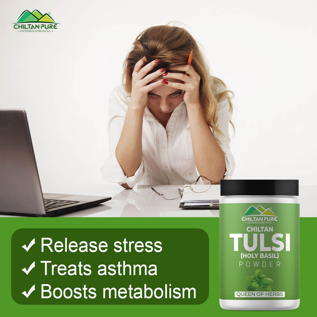 Tulsi (Holy Basil) Powder – Eat the best, rich in vitamin C, immune booster, Contains anti-bacterial & anti fungul properties – 100% pure organic - Mamasjan