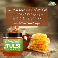 Tulsi Honey – Pure honey for pure strength and pure taste, contains anti-inflammatory properties, remedy of cough, helpful in treating fever – 100% pure organic - Mamasjan