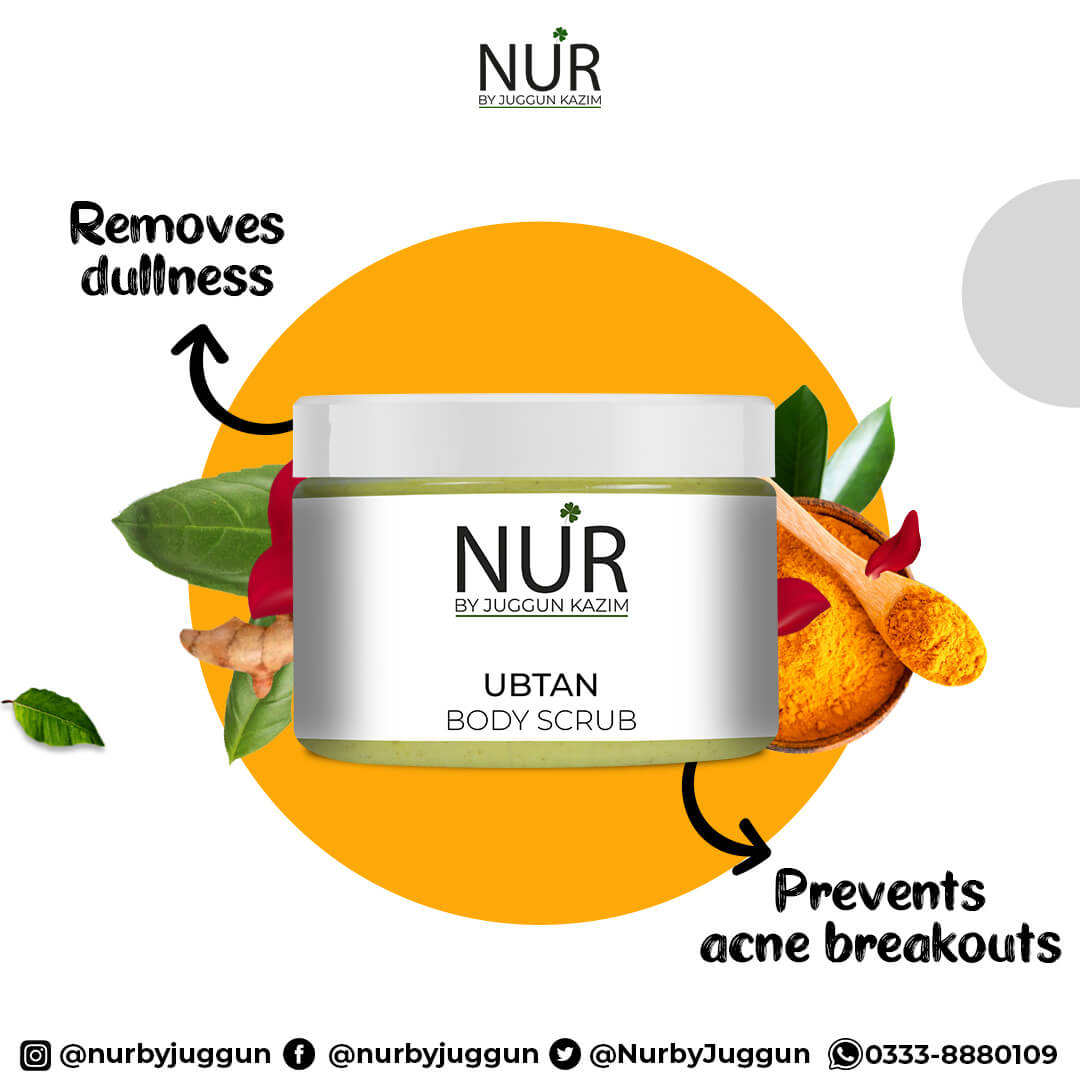Ubtan Body Scrub – Exfoliate your body for smooth, nourished & beautiful skin, reverse skin damage, – 100% pure - Mamasjan