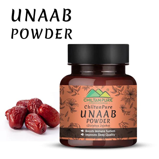 Unaab (Jujube) Powder - Ziziphus Jujuba – Boosts Immune System, Improve Sleep Quality, Detoxifies Blood & Reduce Stress Level - Mamasjan