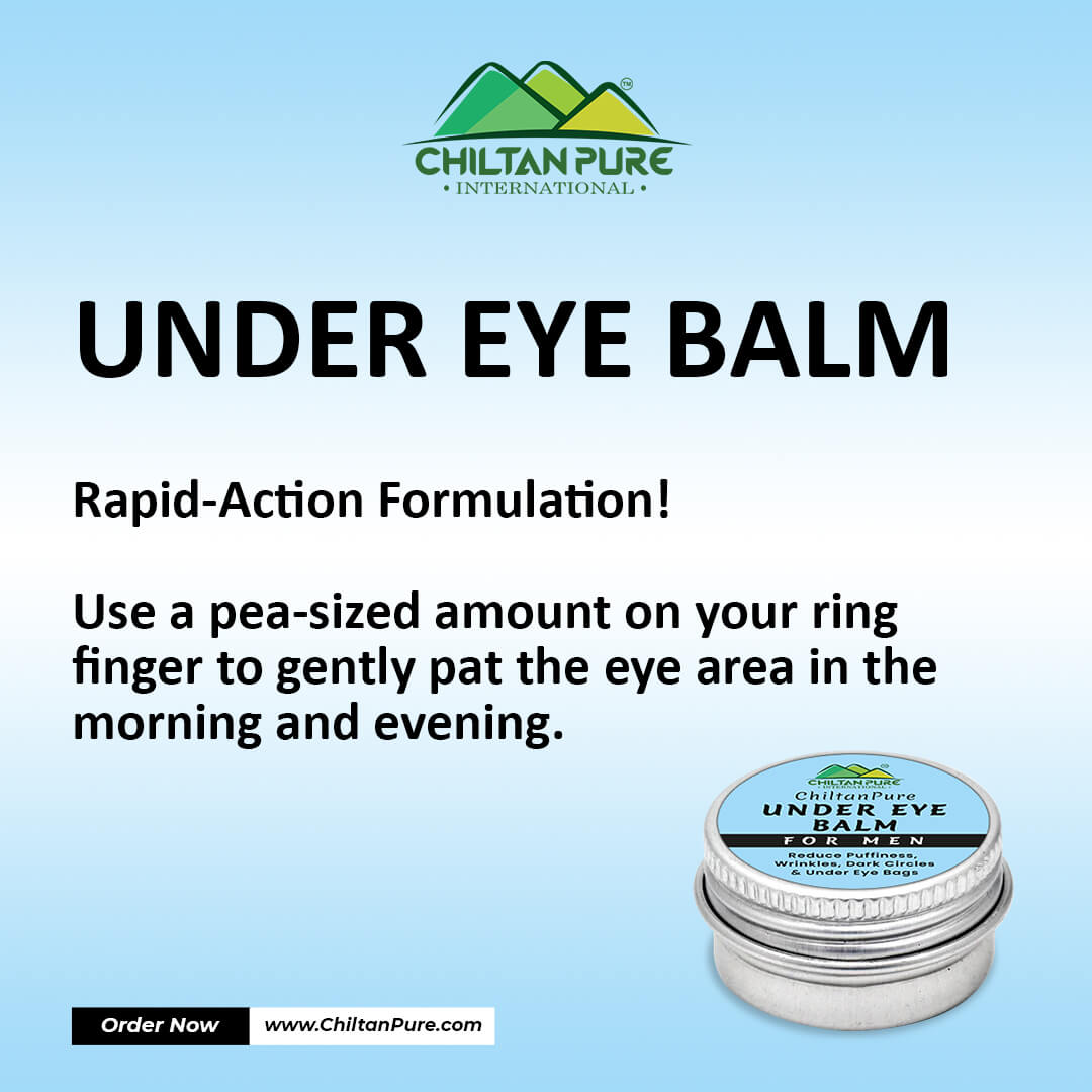 Under Eye Balm (for Men) – Reduce Puffiness, Wrinkles, Dark Circles & Under Eye Bags 20ml - Mamasjan