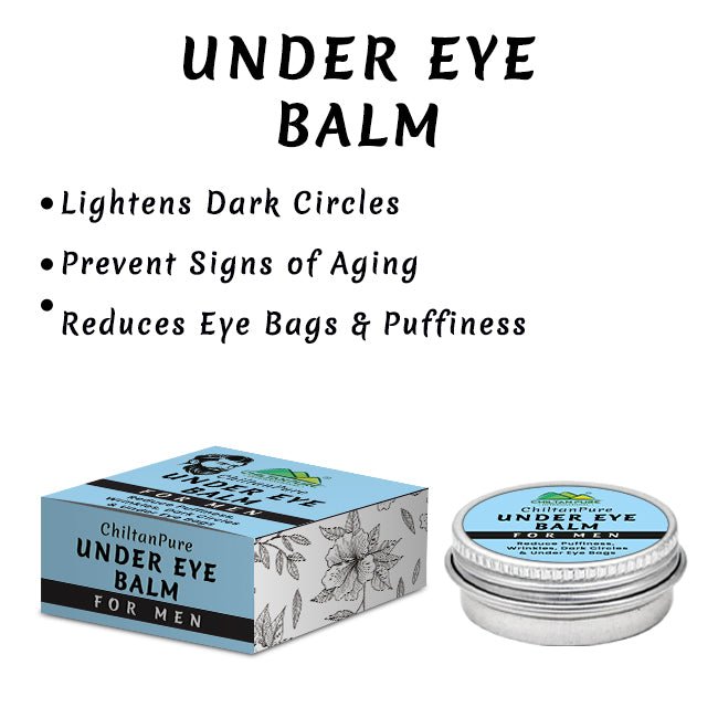 Under Eye Balm (for Men) – Reduce Puffiness, Wrinkles, Dark Circles & Under Eye Bags 20ml - Mamasjan