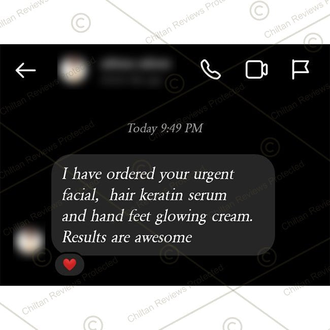 Urgent Facial – Provides an Instant Glow in Just a Few Minutes!! 150ml - Mamasjan
