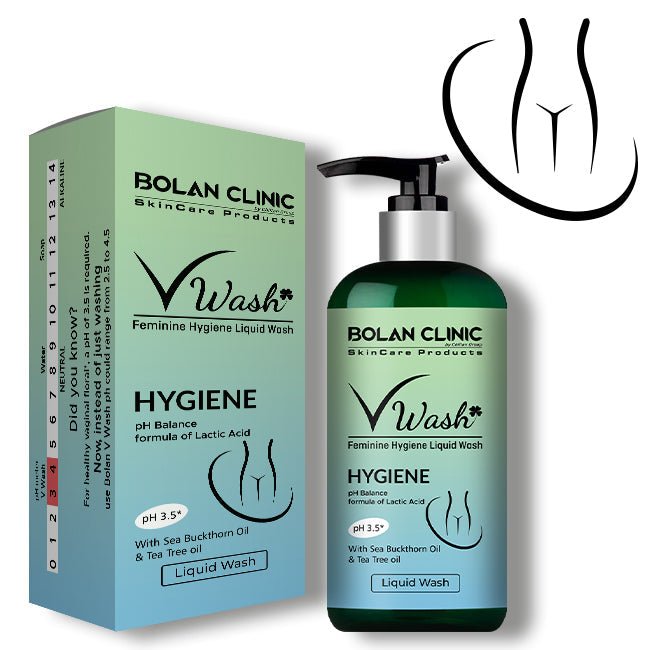 V Wash Feminine Hygiene Vaginal Wash - Antibacterial Liquid Wash Cleansing Treatment -100% Natural & Safe - Approved By Gynecologists - Mamasjan
