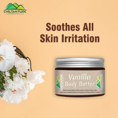 Vanilla Body Butter - Speeds Up Wound Healing &amp; Soothes All Skin Irritation [ونیلا] - Mamasjan