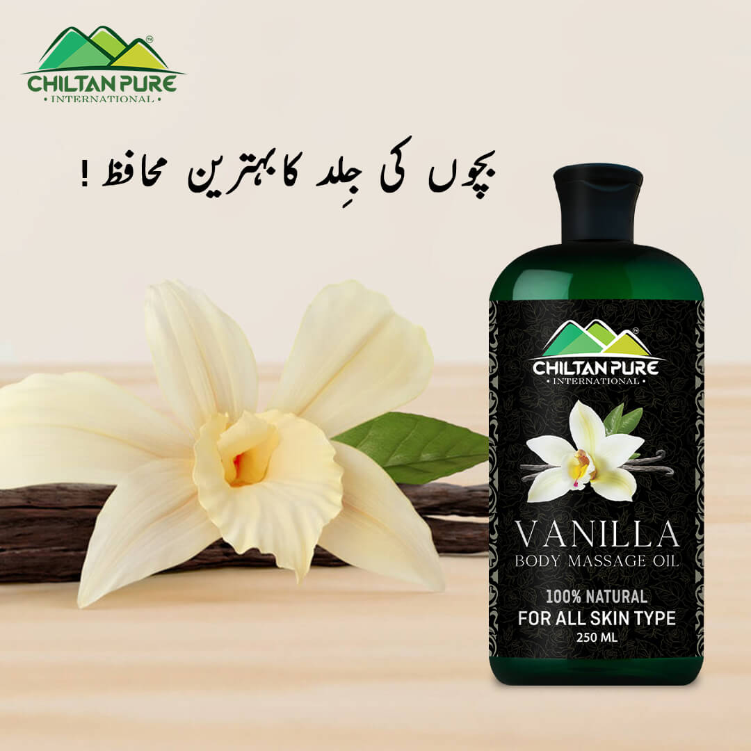 Vanilla Body Massage Oil [Best For Babies &amp; Sensitive skin] - Mamasjan
