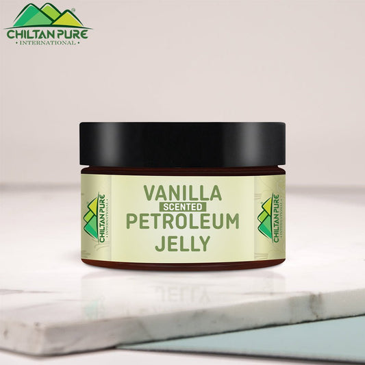 Vanilla Petroleum Jelly - Moisturizer to face &amp; Body, Best Lip Balm for Dry &amp; Chapped Lips [Vaseline] - Mamasjan