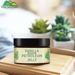 Vanilla Petroleum Jelly - Moisturizer to face &amp; Body, Best Lip Balm for Dry &amp; Chapped Lips [Vaseline] - Mamasjan