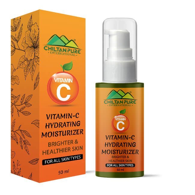 Vitamin-C [CREAM] Hydrating Moisturizer - Protect Against Sun Damage, Brightens Complexion, Prevent Skin sagging - Mamasjan