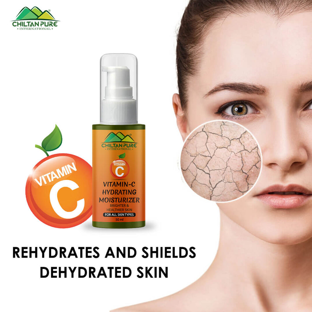 Vitamin-C [CREAM] Hydrating Moisturizer - Protect Against Sun Damage, Brightens Complexion, Prevent Skin sagging - Mamasjan
