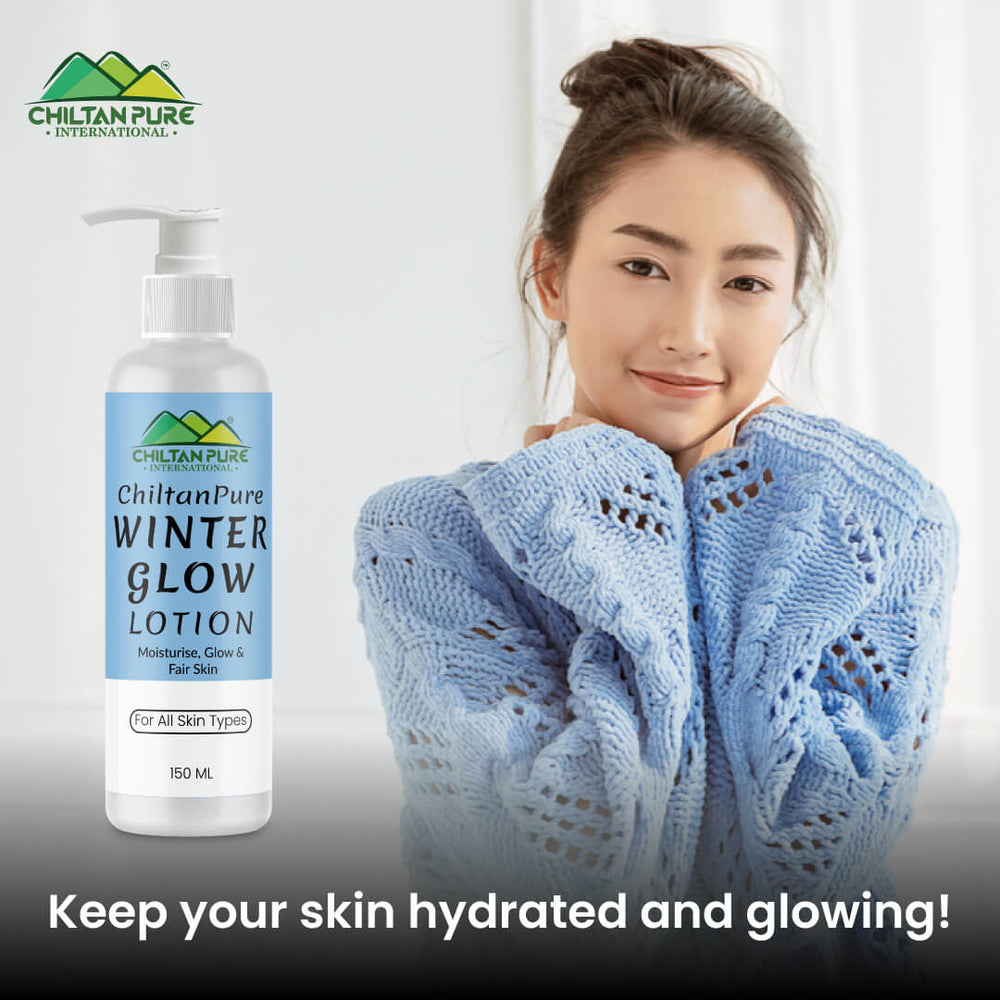 Winter Glow Lotion – Instantly Hydrates Skin, Makes Skin Soft, Supple & Brighten, Quickly Absorbed Into Skin - Mamasjan