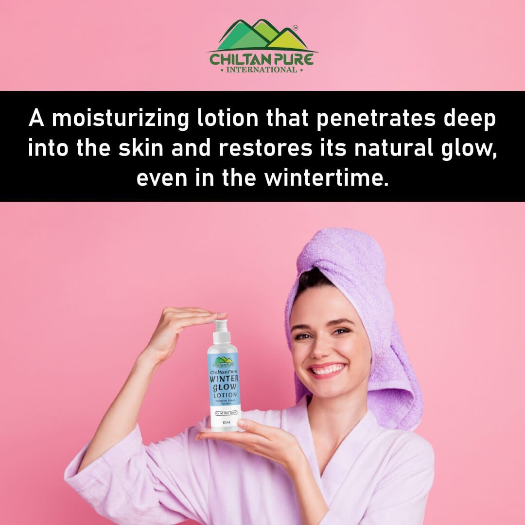 Winter Glow Lotion – Instantly Hydrates Skin, Makes Skin Soft, Supple & Brighten, Quickly Absorbed Into Skin - Mamasjan