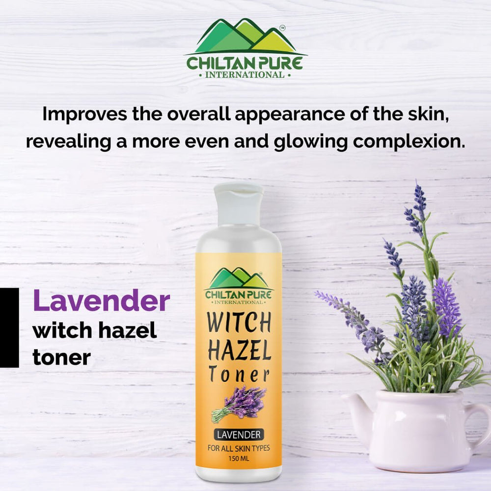 Witch Hazel Toner With Lavender - Gentle Makeup Remover &amp; Hydrating Pore Toner, Soothes Puffy Eyes &amp; For All Skin Types - Mamasjan